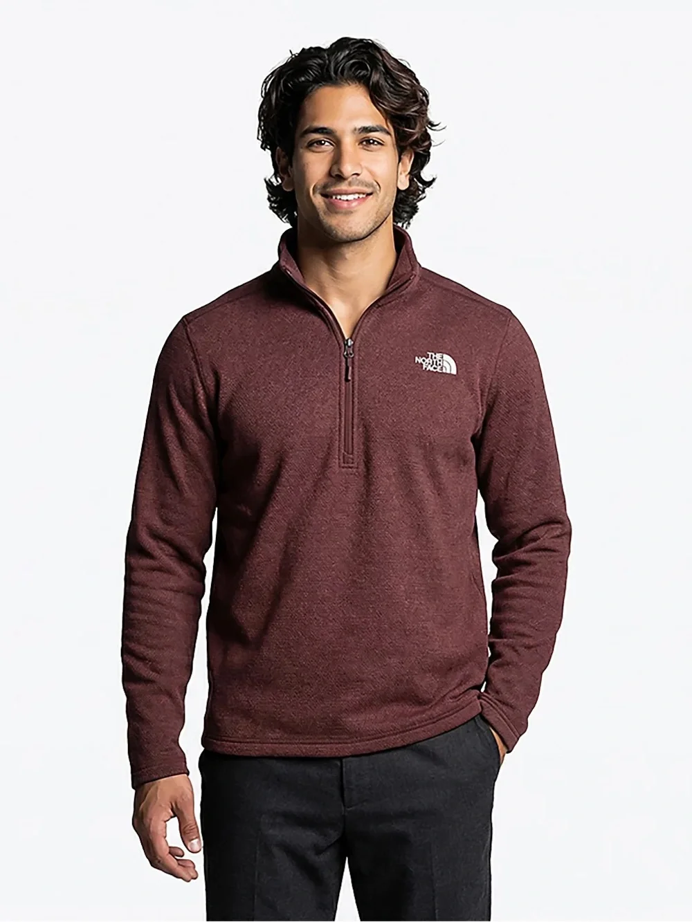 The North Face Textured Cap Rock 1/4-Zip Fleece Jacket